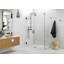 Illume 55 in. x 34 in. x 78 in. 90-degree Fully Frameless Wall Hinged Glass Shower Enclosure-259788806