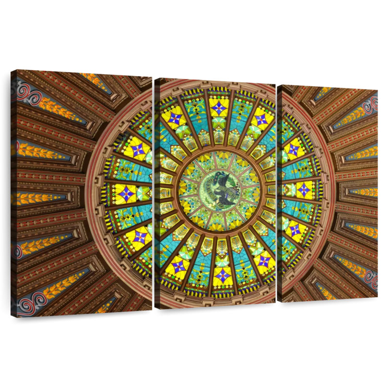 Illinois Capitol Frieze, H 20 po x l 33 po