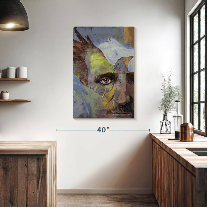 Leisha Edgar Allan Poe, 39" H x 26" W