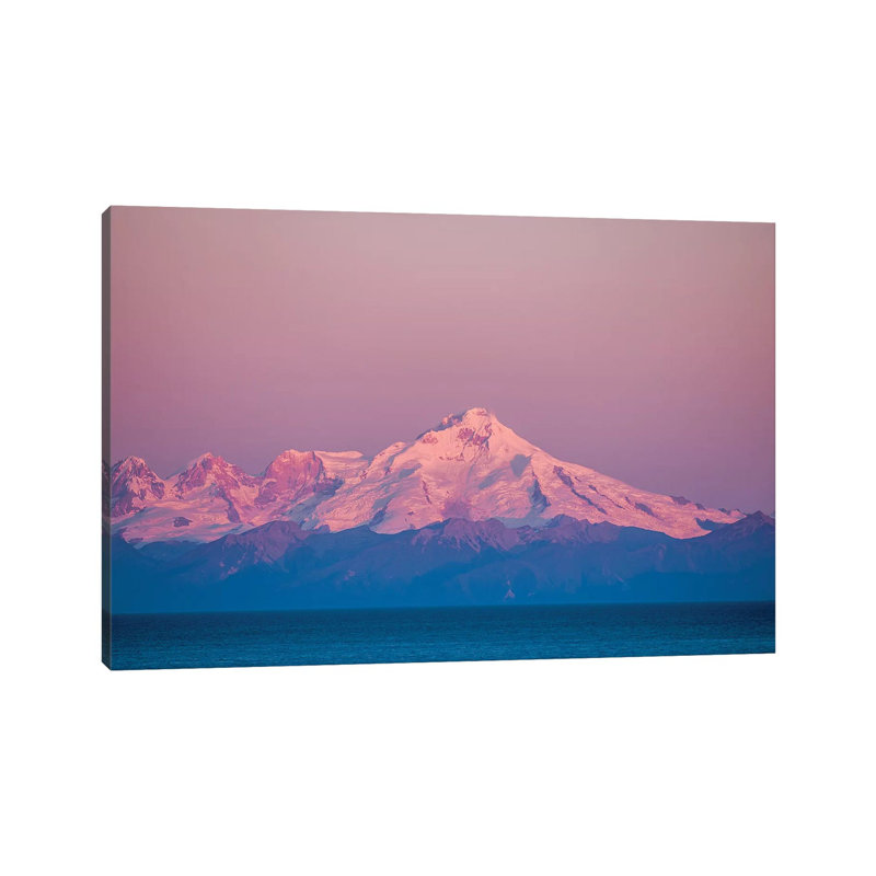 Mount Redoubt, Lake Clark National Park And Preserve, Alaska, USA. by Michael DeFreitas - Wrapped Canvas Gallery-Wrapped Canvas Giclée