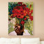  Art mural sur toile tendue - «Van Daisies and Poppies» de Vincent van Gogh pour décoration de salon, de chambre à coucher ou de bureau - 18 x 24-31104976