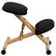 Mobile Wooden Ergonomic Kneeling Office Chair-825288959