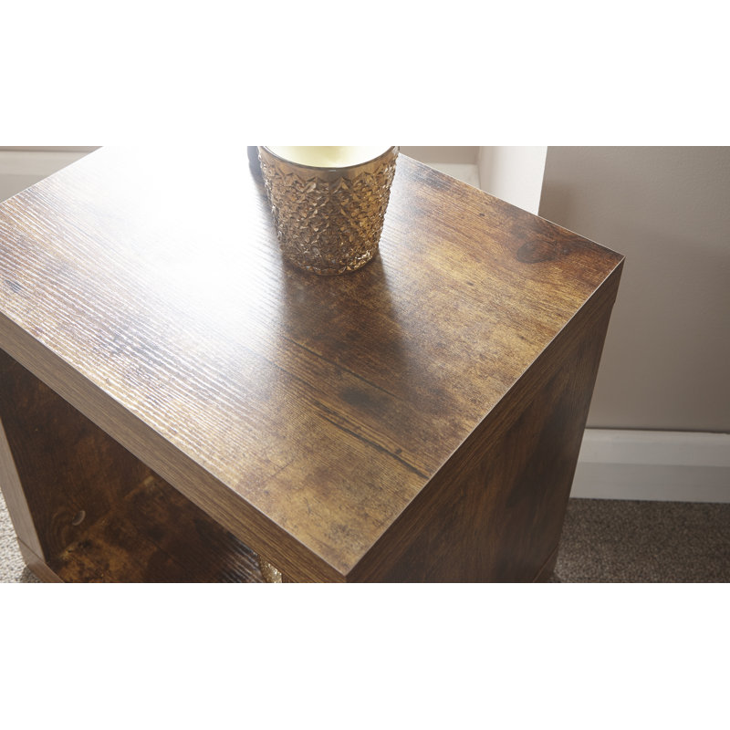 Alguno Floor Shelf End Table