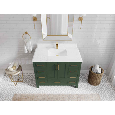 Ensemble de meuble-lavabo simple 42 po Malibu
