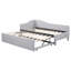 Lit de jour simple tapissier en L rembourré en forme de L avec lit gigogne-1069310524