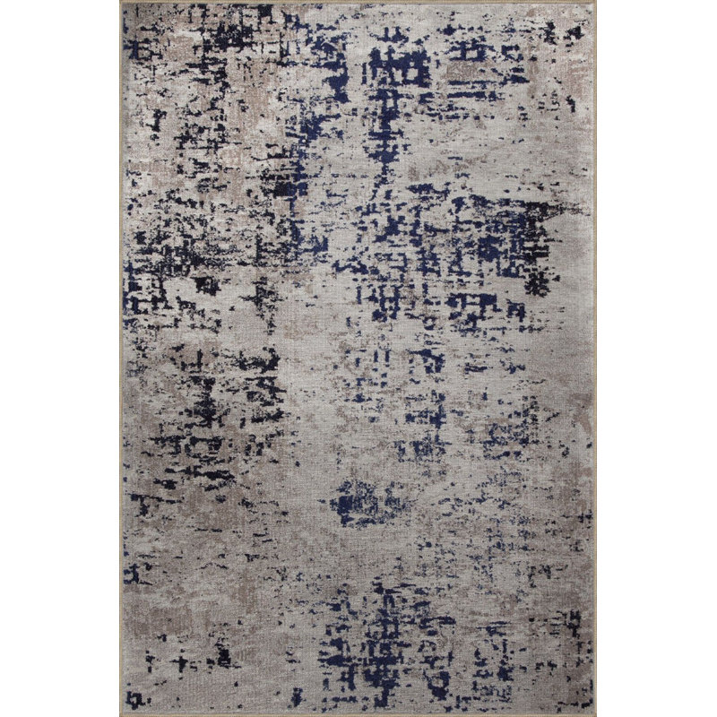 Tapis décoratif lavable à la machine, Rectangle 3 pi 3 po x 4 pi 11 po