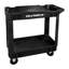 Chariot utilitaire roulant avec tablettes