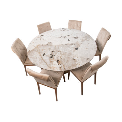 Antis 6 - Person Dining Set