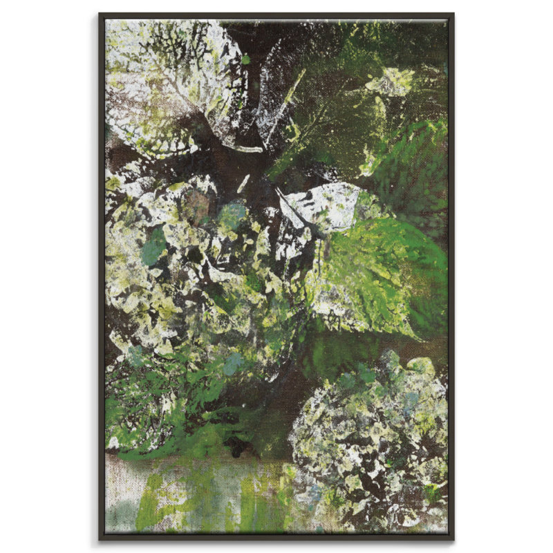 Autumn 1 Piece Painting on Canvas, 152cm H x 102cm W, Black Floater Frame