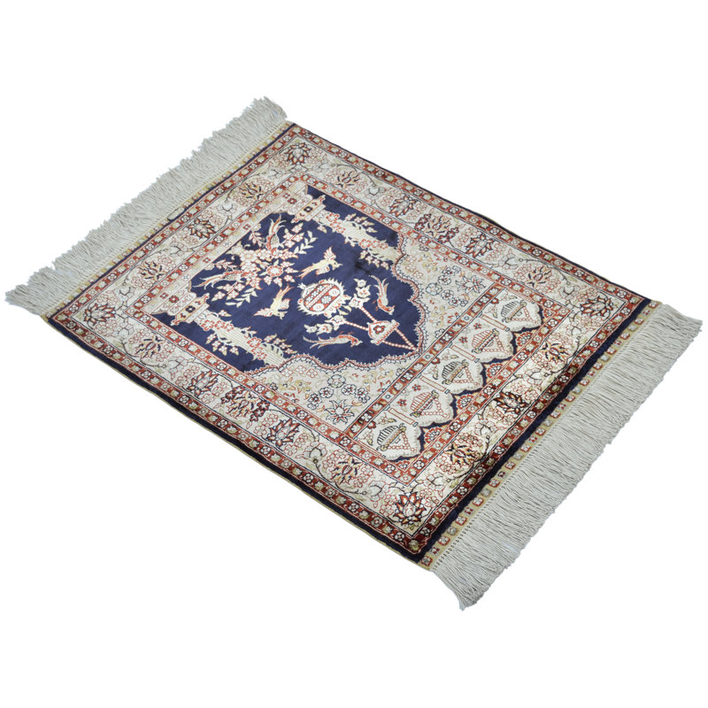 One-of-a-Kind 2'5" X 1'6" Hand Knotted Area Rug