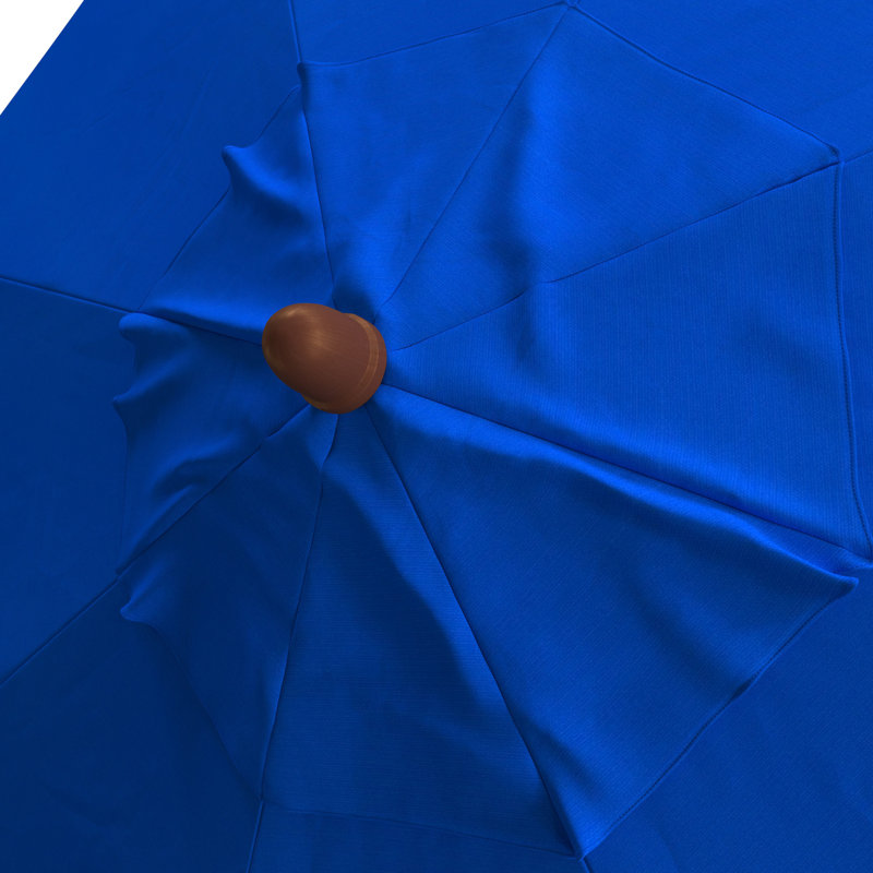 Jimerson 108'' Market Umbrella, Canvas Pacific Blue Sunbrella® Canvas