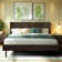 Solid Wood Bed Frame with Headboard Platform Bed, Handcrafted Pattern,  Scandinavian Signature Bedroom Furniture 800 lbs Capacity