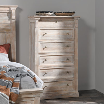 Adelaide 6 - Drawer Solid Wood Dresser by Classic Home