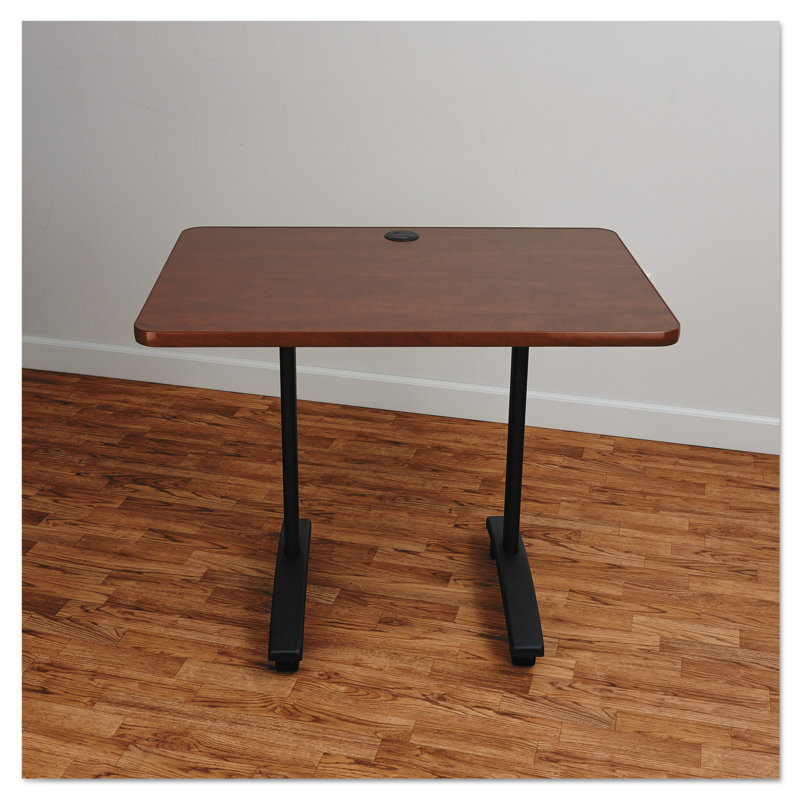 Black and White Steel T-Leg Training Table Base