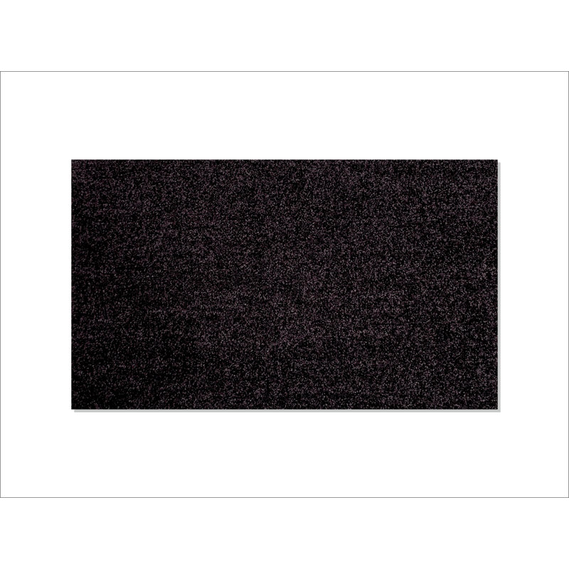 Bravo Doormat, 0.9cm H x 127cm W x 77cm D, Black