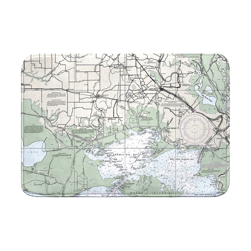Tapis de bain Vermilion Bay, LA
