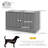 Dog Bowls for Large Dogs Pet Feeding Station with Stand-99355574