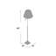 Lampadaire à bras articulé de 60" Tallulah
