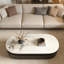Table basse ovale avec tiroirs Modern Simplicity-1970027290