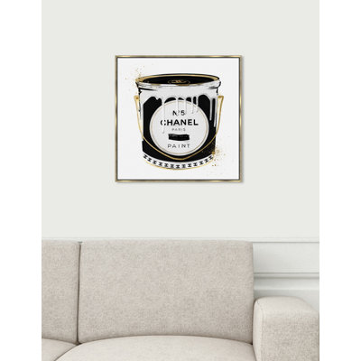 « Fashion Paint Noir » - impression sur toile
