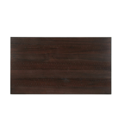 47" Rectangular Coffee Table with Storage Drawer Solid Wood for Living Room