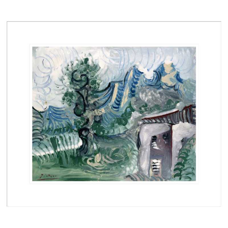 Landscape by Pablo Picasso -Framed Giclee Print, 17.75" H x 20.37" W