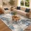 Allegro-Abstract Modern Marble Look Living Dining Bedroom Rug-1809560590