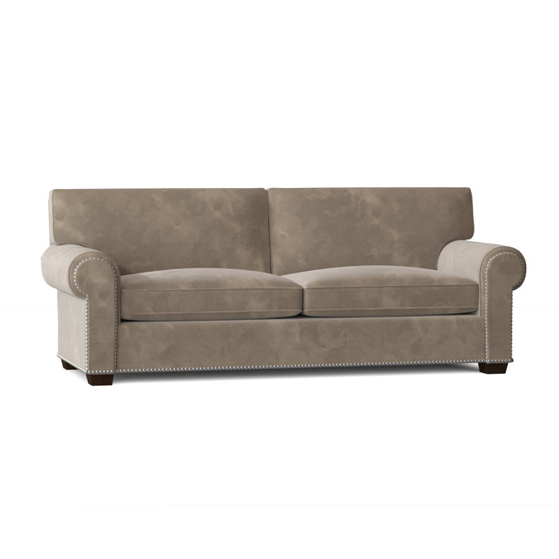 Cancun Sofa, 96" W, Laurel Blue, Café