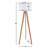 Friedler 62'' Walnut Tripod Floor Lamp