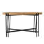 Table basse ronde en bois D32 "X 18" Farmhouse