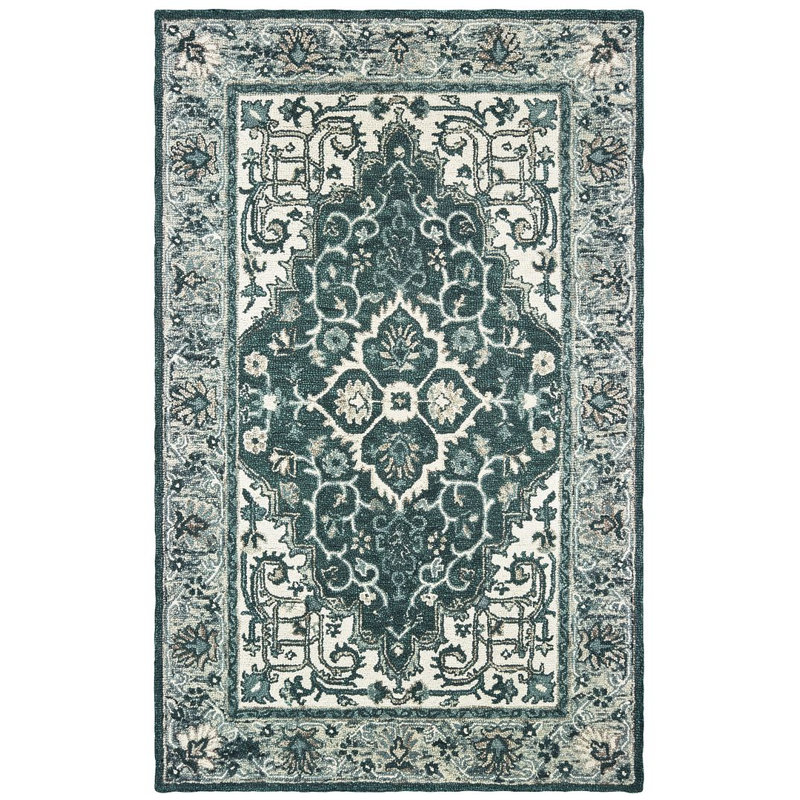 Tapis en laine Mcclern, Tapis de couloir 2 pi 6 po x 8 pi