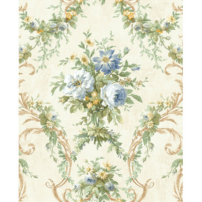 Non-Pasted Floral Wallpaper Roll