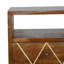 Cecelia 30cm W Solid Wood Bedside Table