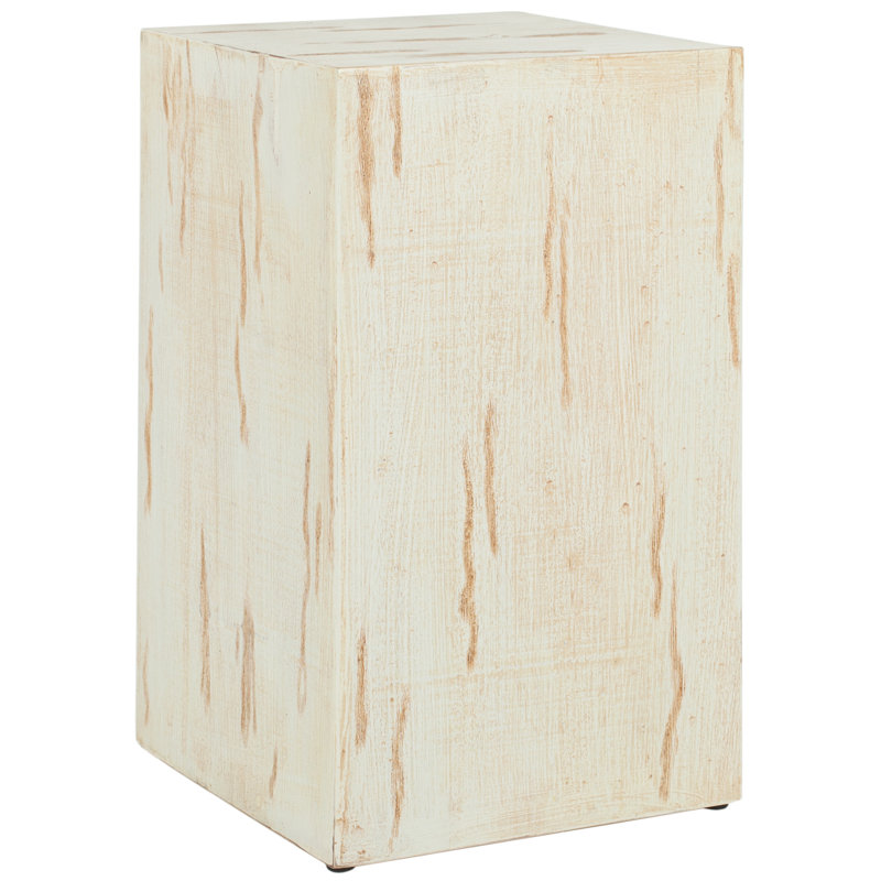 Solid Wood Top End Table