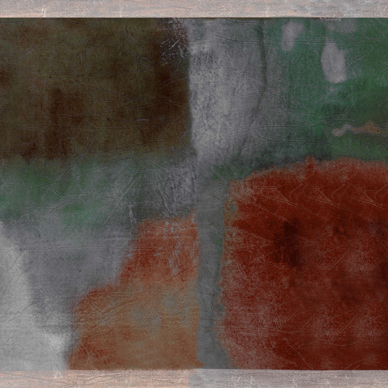 Bordure de papier peint à peindre L 15 pi x l 7 po Tamja Brush Strokes