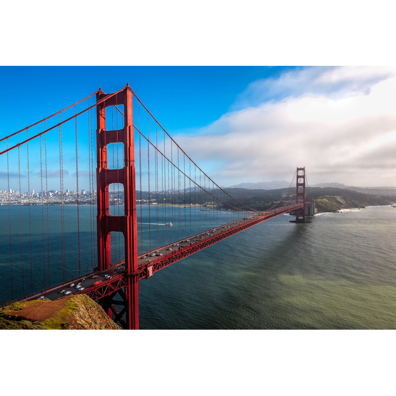 Golden Gate Bridge - Photographie sur toile tendue, H 8 po x l 12 po