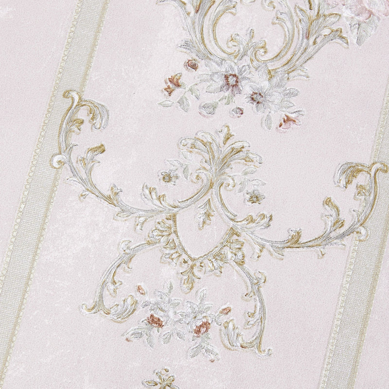 Non-Pasted Non-Woven 3D Embossed Wallpaper Roll