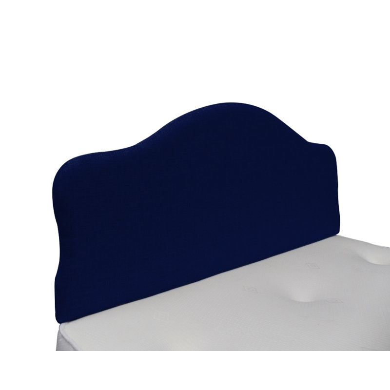 Buono Upholstered Headboard, Super King (6'), Midnight Blue