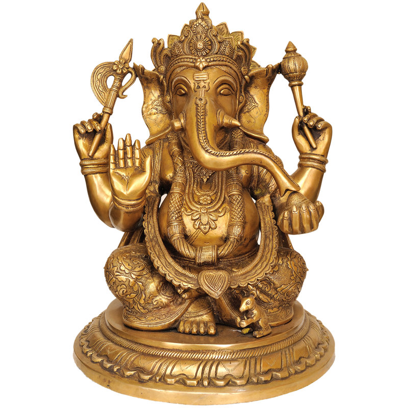 Lord Ganesha portant une belle couronne