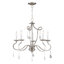 Lustre classique / traditionnel à 5 lumières de style bougie Doncaster avec détails en cristal Doncaster-19294909