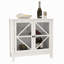 Armoire de cuisine avec portes doubles en verre