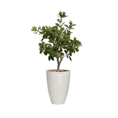 Arbre à fleurs artificiel en pot 42,9 po