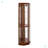 6 Shelf Lighted Corner Curio Cabinet-578871689