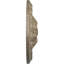 Médaillon de plafond Endurathane Acanthus, P 11 3/8 po x P 2 po, fini craquelé Gobi peint à la main-27780127