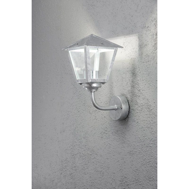 Benu Wall Lamp LED 8W Galvanized - A Modern Outdoor Light With Energy-saving Technology