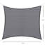 Toile d'ombrage carrée UV 9 pi 10 po