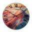 Horloge murale en bois surdimensionnée Coastal Abstract Waterscapes II-1673573524