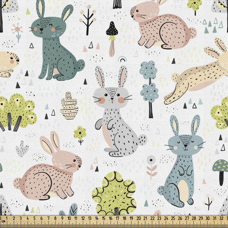 Multicolore, tissu Jungle, l 36 po x L 360 po