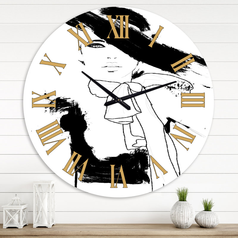 Magnifique horloge murale moderne, Moyenne