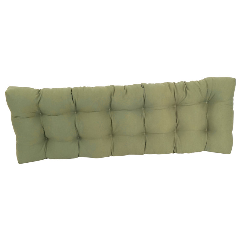 Coussin de siège en sergé, L 51 po x P 19 po, Sauge